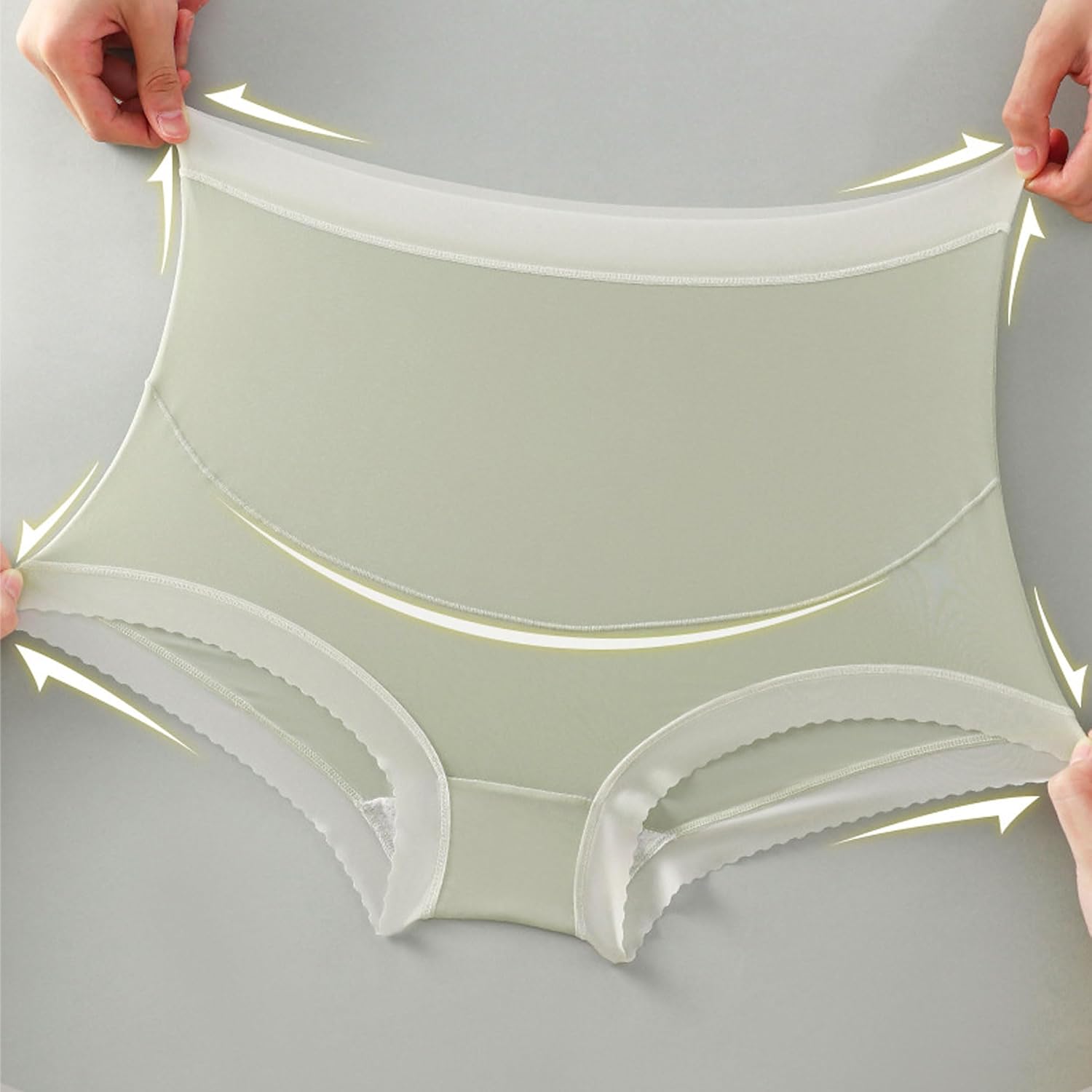 Bestgift Maternity panties thin section breathable non-marking belly support large size panties cotton