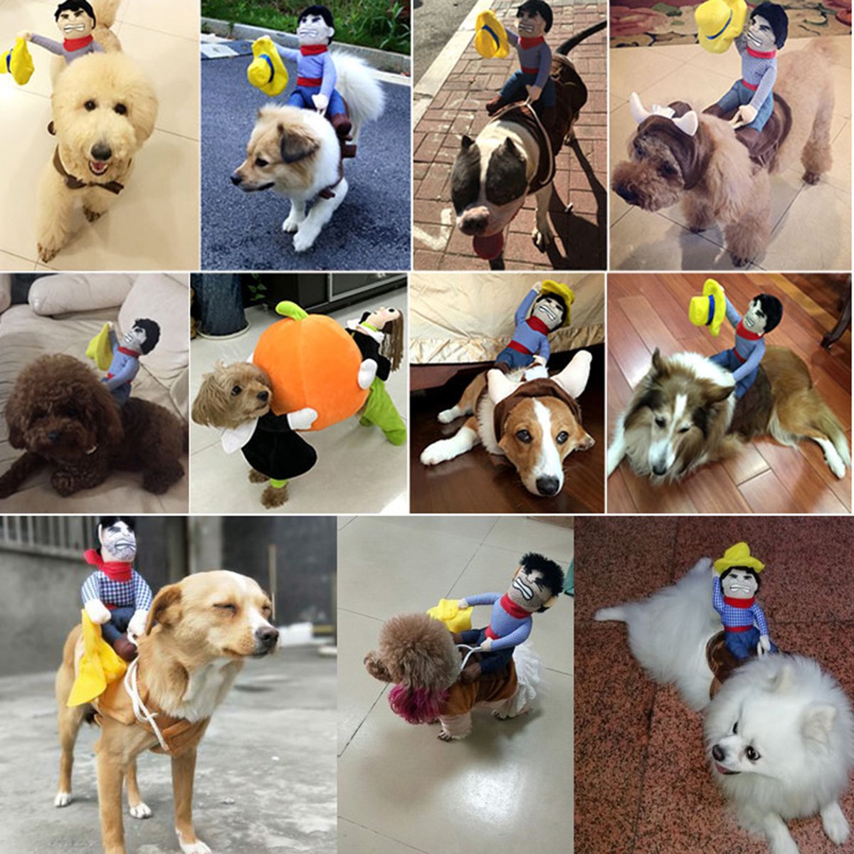 Kostium dla psa zwierzę domowe szczeniak kostium kowboj jeździec styl pies noszenie kostium na Halloween Boże Narodzenie przyjęcie fotografia - rozmiar XL