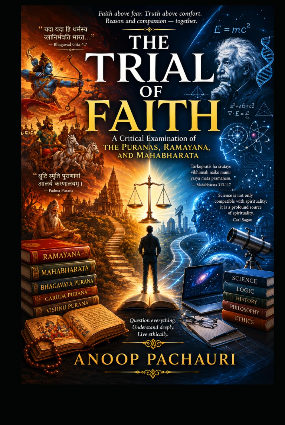 The Trial of Faith: A Critical Examination of the Puranas, Ramayana, and Mahabharata