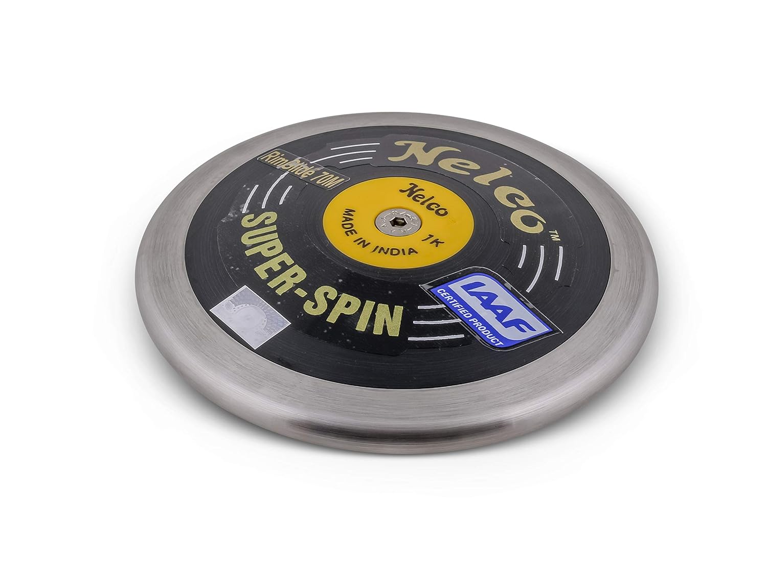 Nelco Discus 1 KG Discus Womens Discus 1KG Super Spin Black