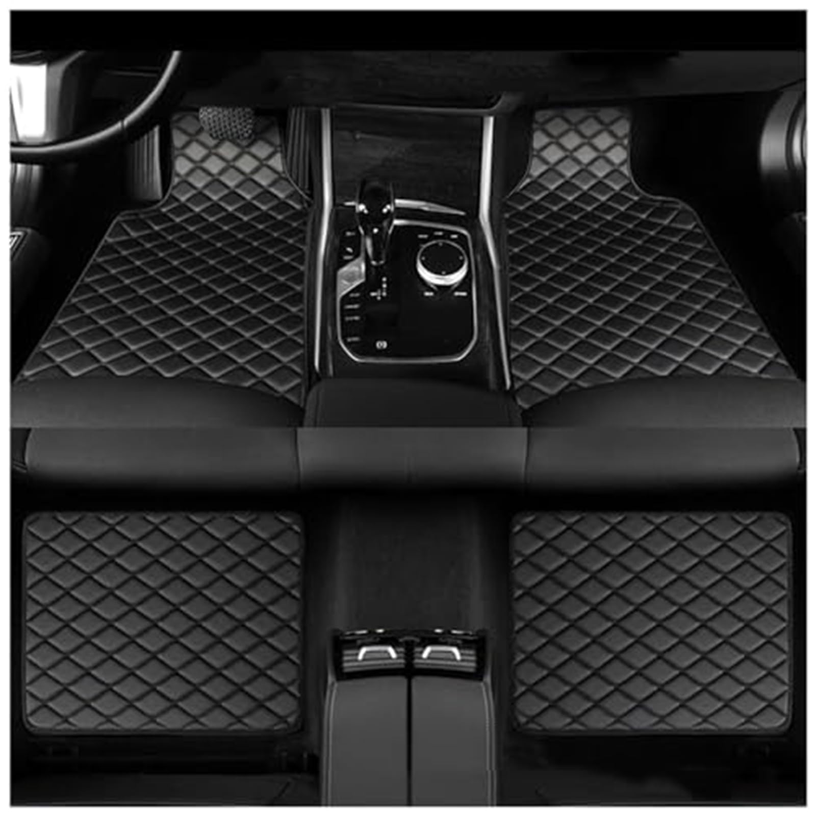 Kmnbhts A 4 Piece Floor Car Mats, For Jaecoo 5 (2025+) Front Rear Set Nti Slip Backing Car Floor Protection Easy To Clean Car Carpet Ll Weather,