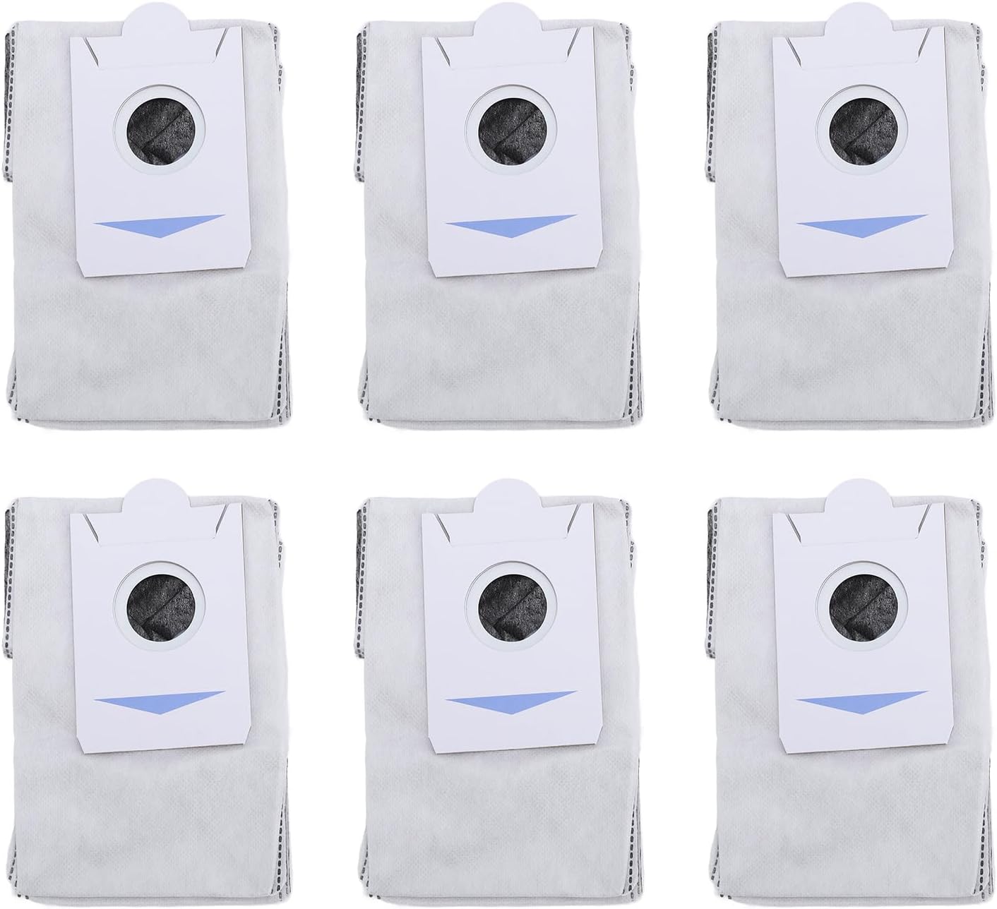 6pcs Dust Bags for X2 X2 Pro X5 Pro Robot Vacuum Cleaner Accessories Replacement Parts Vacuum Bags Non Woven Fabric