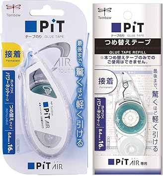 Amazon トンボ鉛筆 テープのり ピットエアー 専用カートリッジ付 Hpa 241az テープのり 文房具 オフィス用品