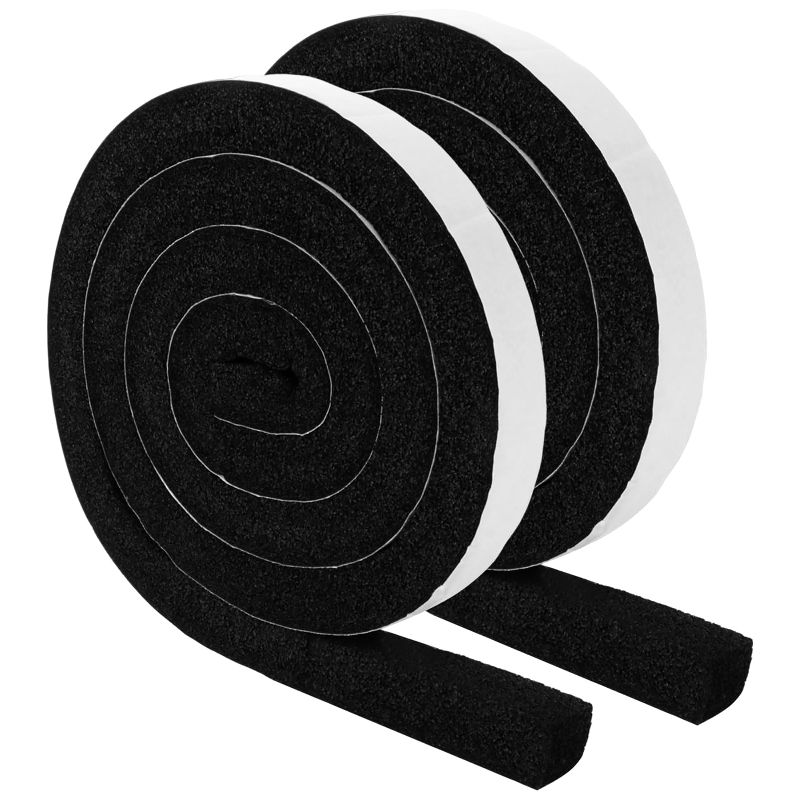 Lot De 2 Joints En Mousse Autoadhésifs De 2 M, 25 Mm (L) X 25 Mm (P), Bande D'étanchéité Pour Fenêtre En Mousse, Joint Porte, Bande D'étanchéité Autoadhésive, Mousse Autocollante