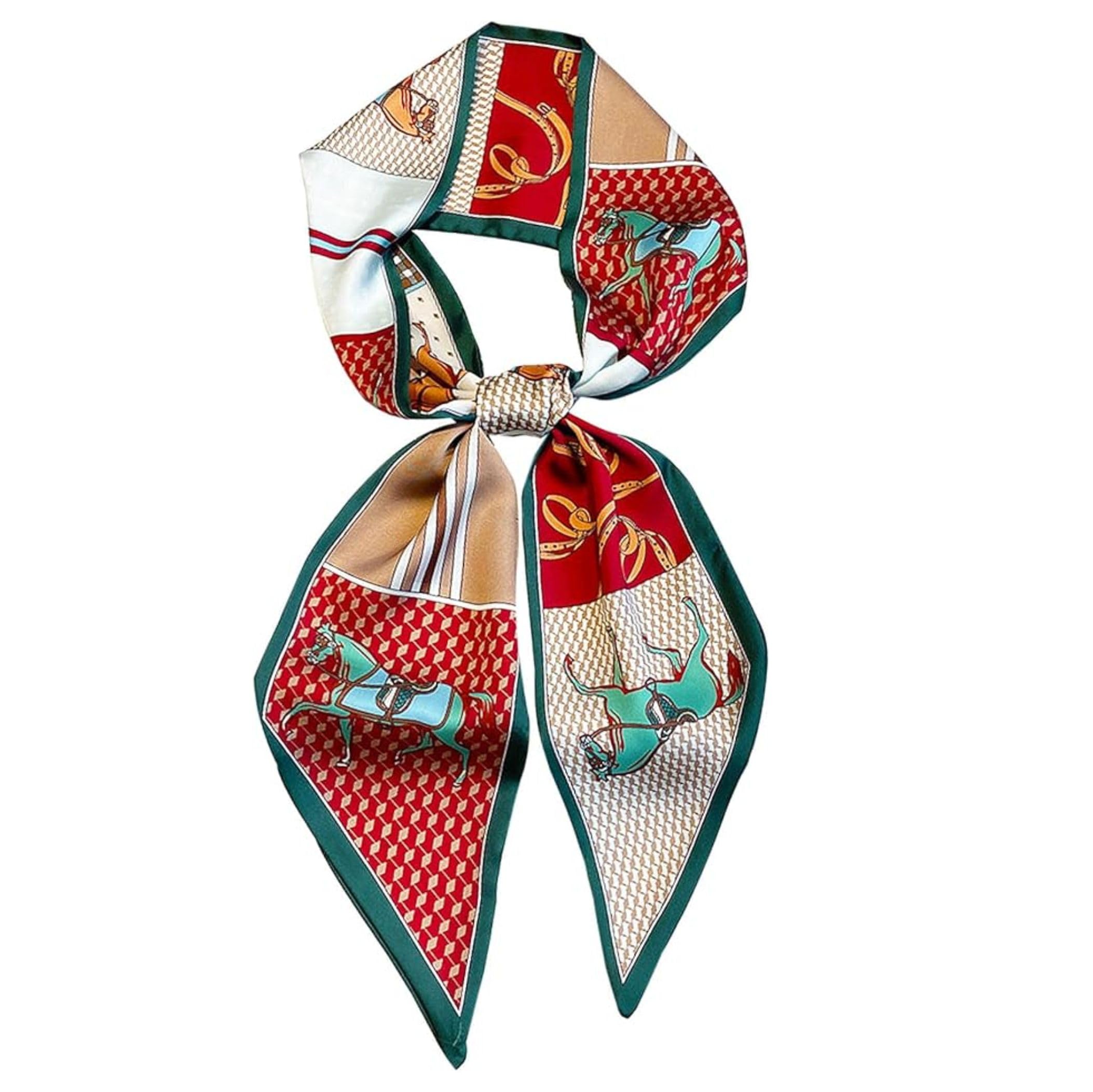 finistra® Silk Scarf for Women Stylish Lightweight Neck & Head Satin Scarf or Hair Scarf | Fashion Scarves for Office, Travel, Shirts, Blazers & Bags, Bandanas for Women Ladies Gift-image-49