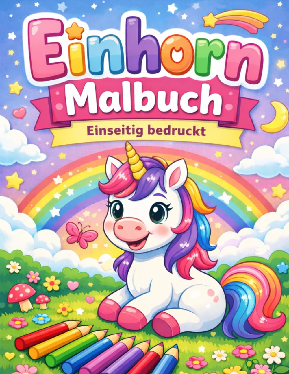 Einhorn Malbuch