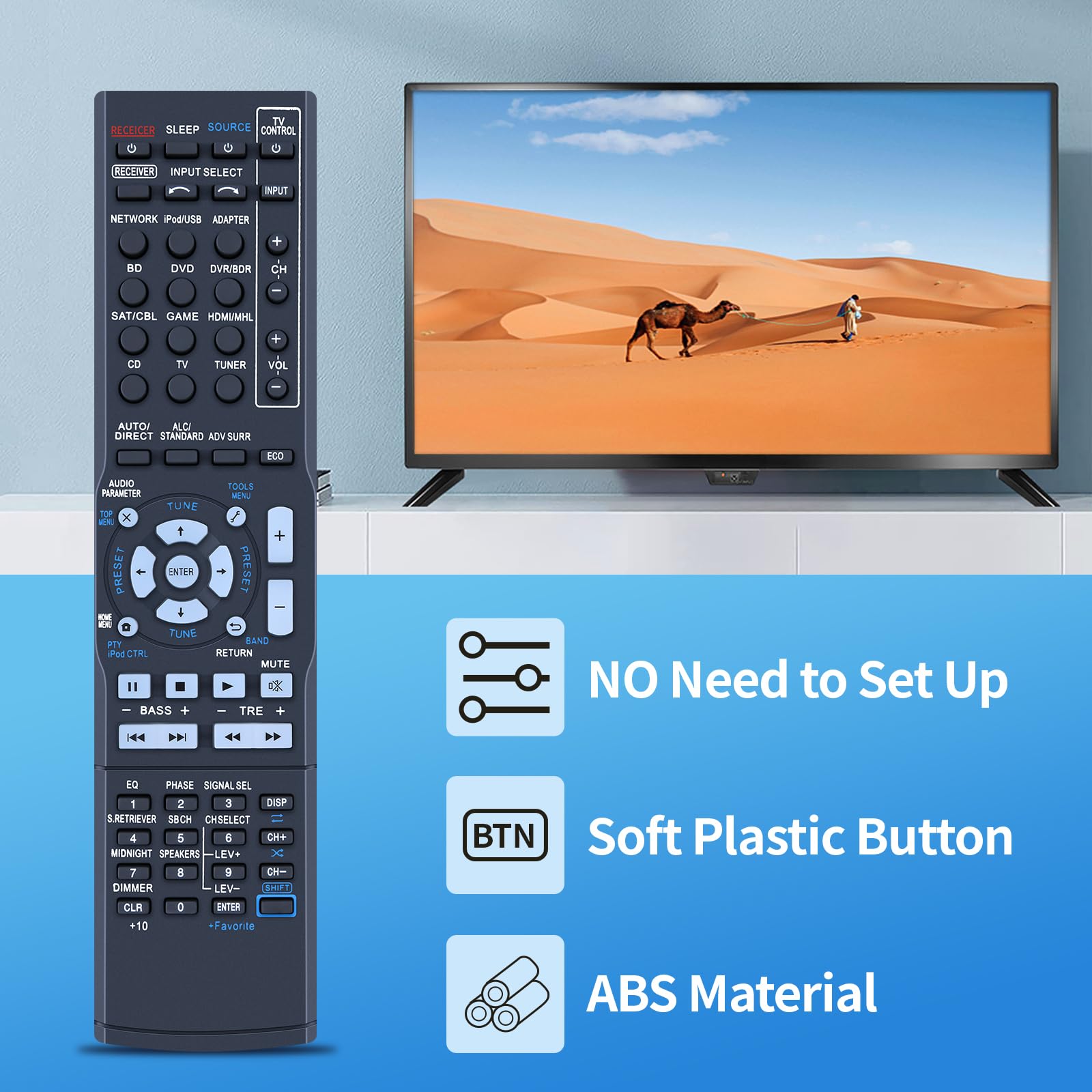 Amazon | PZL AXD7691 リモコン Pioneer AVレシーバー VSX-1023 VSX