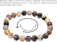 Vista 73 de Amazing Gemstone Pulsera de cristal para mujeres y hombres, pulsera de cristal curativo de protección, pulsera elástica con cuentas de piedras
