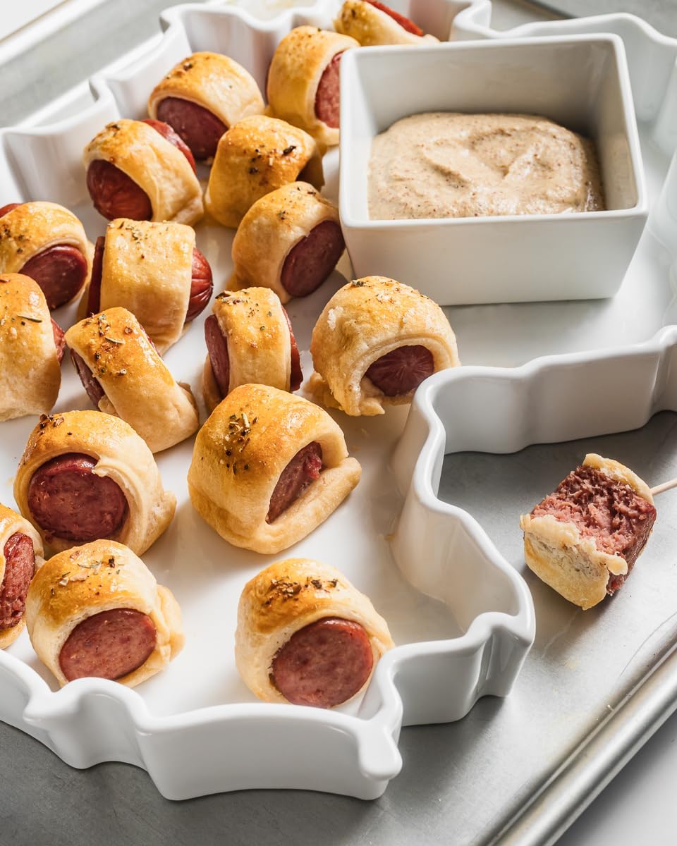 World Plates Germany Shaped Baking Dish Serving Platter or Decorative Tray Charming Porcelain Bakeware Oven Microwave and Dishwasher Safe