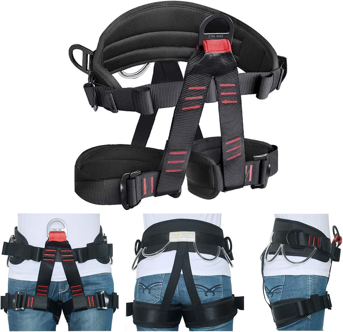 Climbing, Safety Safe Seat Belt for Outdoor Tree Climbing, Outward Band Expanding Training Large Size,Climbing Gear