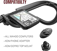 Vista 6 de KOM Cycling Wahoo Elemnt - Soporte compatible con múltiples computadoras Wahoo, incluyendo Wahoo Elemnt Bolt, Elemnt Roam, Elemnt Mini y Elemnt