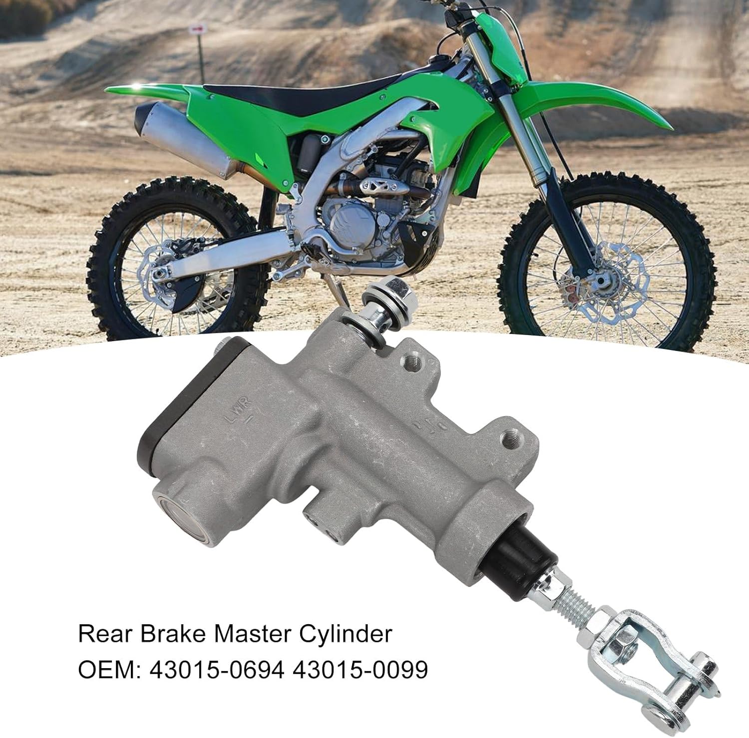 Rear Brake Master Cylinder Rear Brake Master Pump for KLX140 KLX140L KLX140G KLX140R,OEM: 43015-0694 43015-0099,ATV brakes and suspension