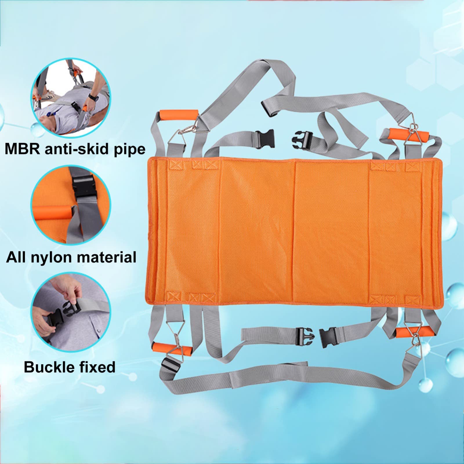 Sábana Deslizante, Tableros de Transferencia, sábanas multifuncionales para Transferencia de Pacientes Sábana Deslizante para Ancianos Paño Deslizante para Pacientes postrados(100cm*70cm)