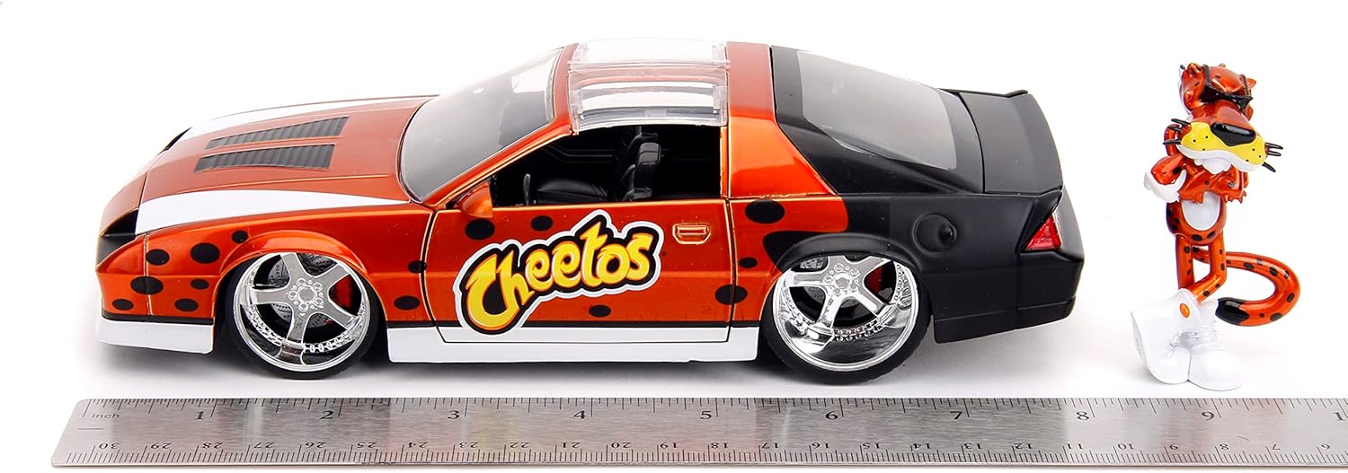 Jada Cheetos 1:24 1985 Chevy Camaro Z28 Die-Cast Car & 2.75