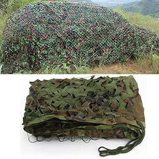 bluecookies Military Camo Netting Army Woodland Camouflage Netting Oxford Fabric Hunting Camping Net