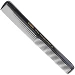 Kent SPC80 Salon-Style Dressing Cutting Comb with Wide and Fine Teeth - Professional Barber Haircut Comb for Styling and Teasing for All Hair Types - Kent Quality Barber Supplies