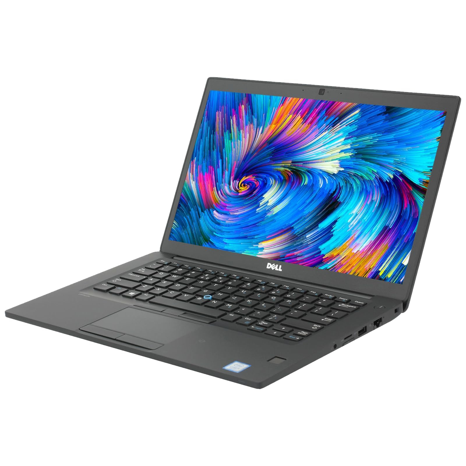 Dell Latitude 7480 Ordinateur Portable Professionnel, 14" HD (1366x768), Intel Core i5-7200U, 8Go de RAM, SSD 256Go, Clavier QWERTY américain, Windows 11 Pro (reconditionné)