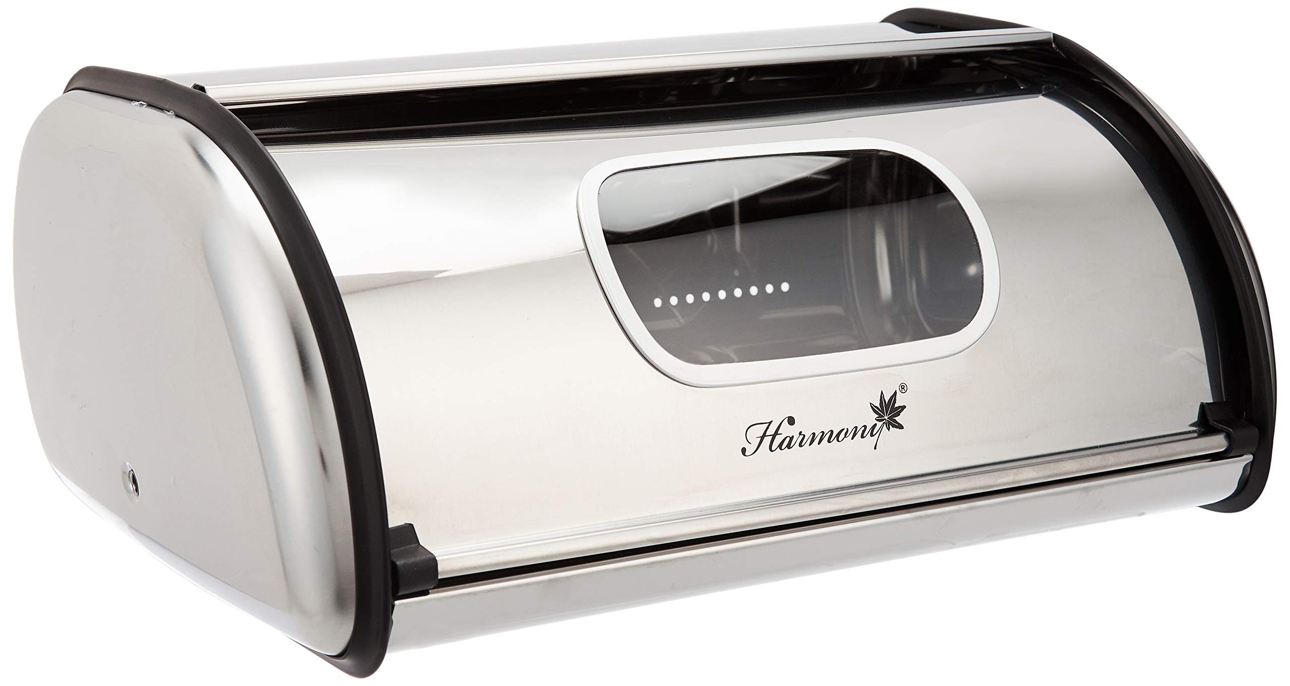Harmony Ss Bread Box With Mirror Window Silver ZJ-A138