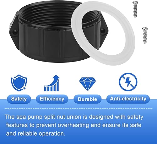 Miniatura 4 de 2 piezas de calentador de bañera de hidromasaje de spa con juntas tóricas de tornillo de repuesto para balboa Gecko bañera de hidromasaje y spa,