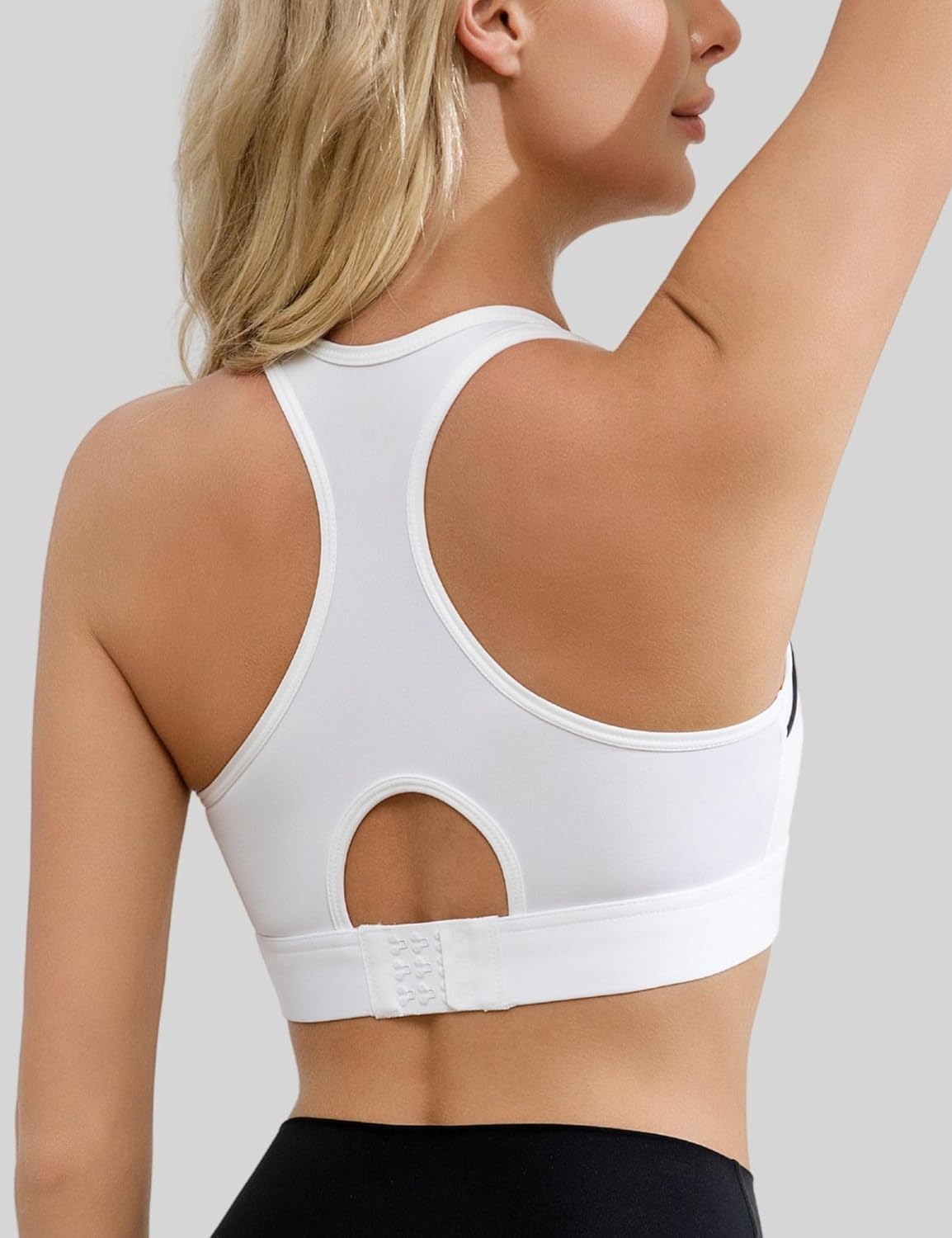 Sports Bras for Women High Support, Adjustable High Impact Sports Padded Seamless Scoop Neck Comfortable Bras(L) - Image 4