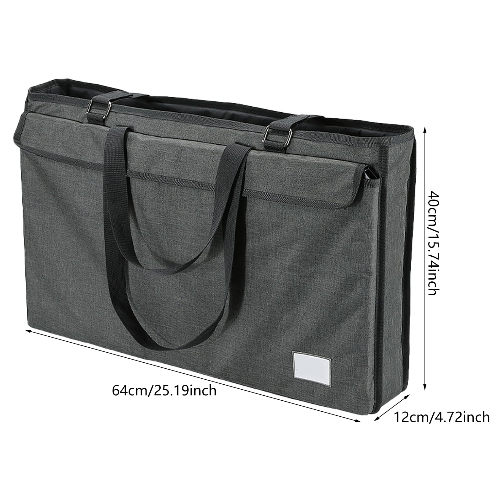 Borsa da trasporto per tavolo da campeggio Custodia pieghevole portatile con manico Borsa da esterno in tessuto Oxford impermeabile con maniglia per carta da campeggio pieghevole per picnic