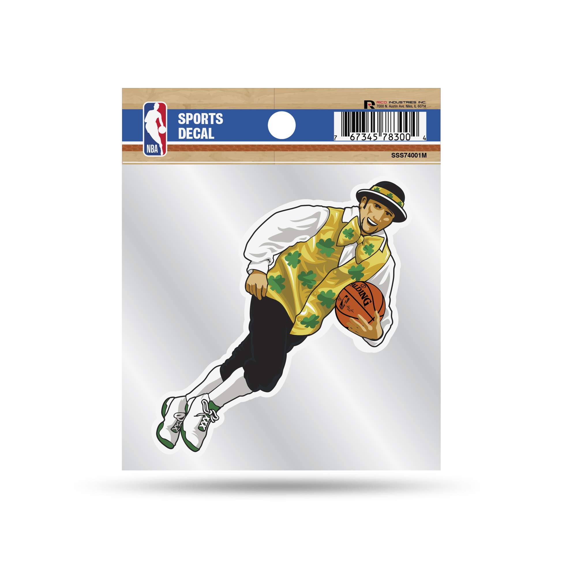 Rico Industries NBA unisex-adult NBA Mascot 4x4 Decal