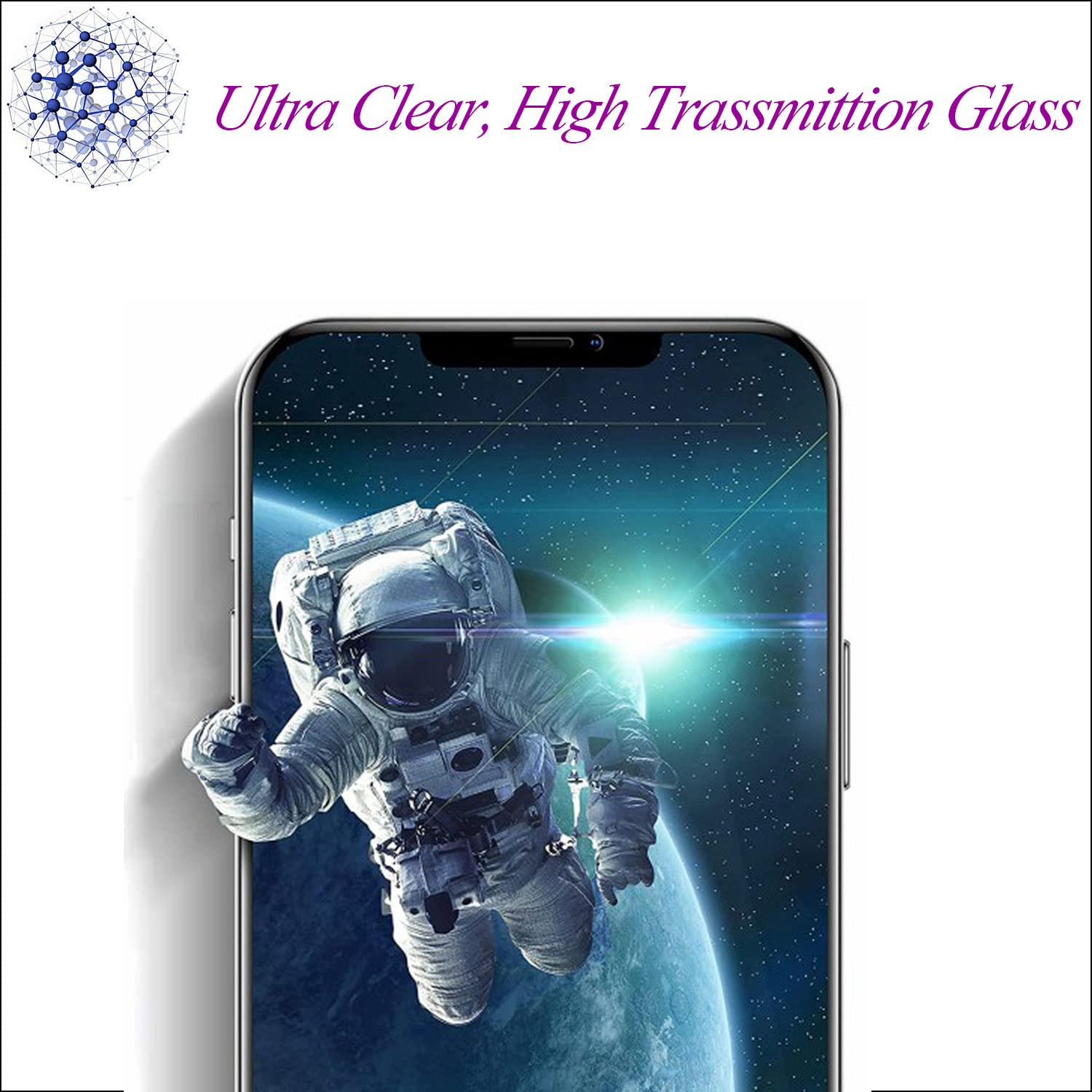 moex Pellicola in Vetro temperato Compatibile con Samsung Galaxy A7 (2018), Pellicola Protettiva infrangibile per Display, Pellicola in Vetro Anti sfondamento Crystal Clear, 2 Pezzi