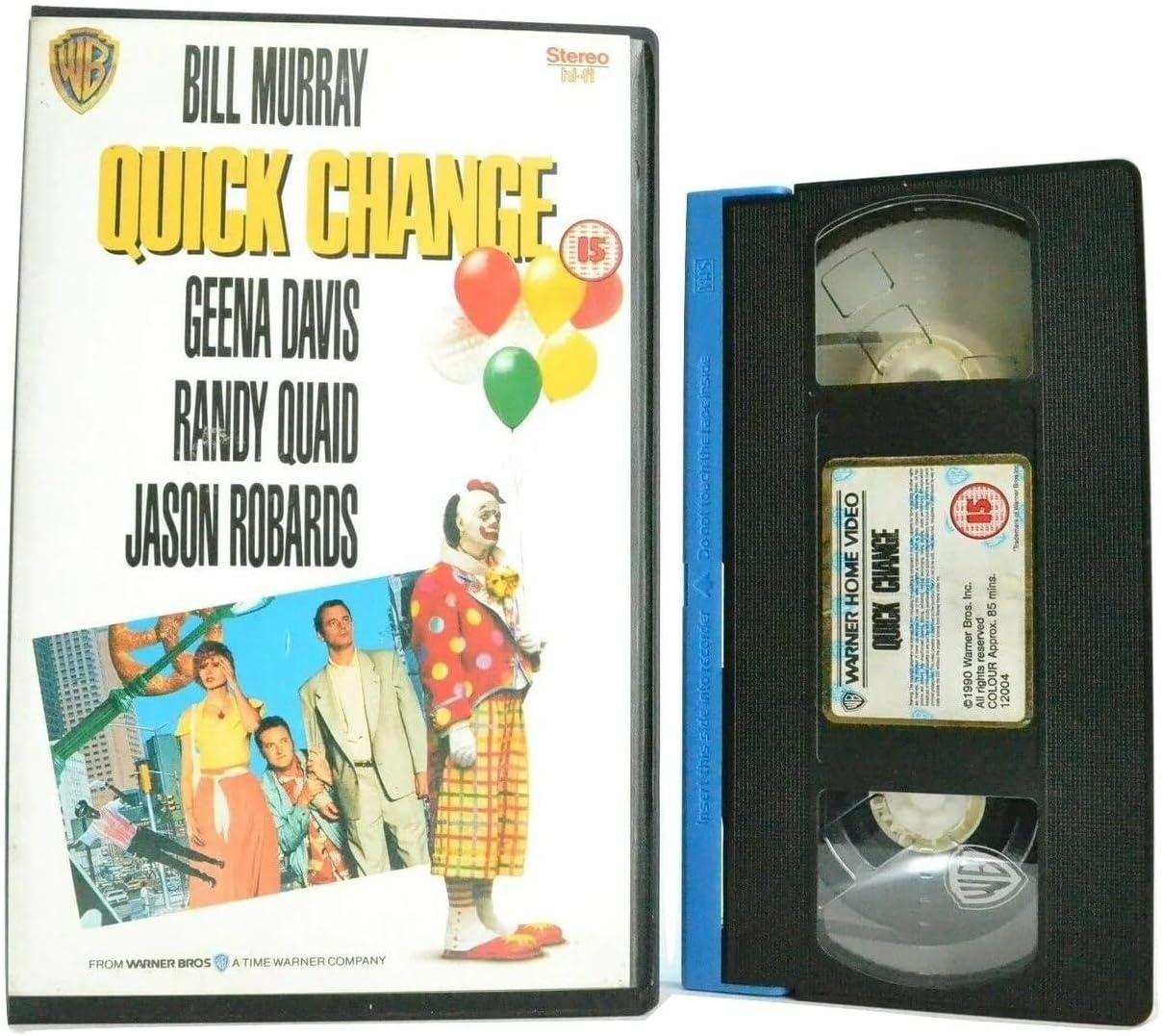 Amazon.com: Quick Change [VHS] : Bill Murray, Geena Davis, Randy Quaid ...
