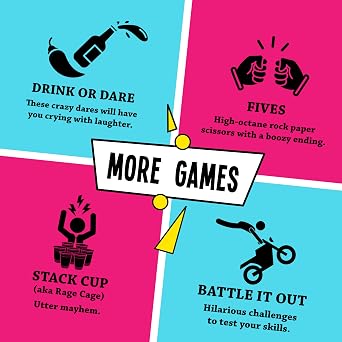 Trunk of Drunk - Fun Adult Party Game, Perfect for Drinking Games, Adult Board and Card Games, Funny Party Games for Adults with 12 Fun Drinking Games, Great Stocking Fillers