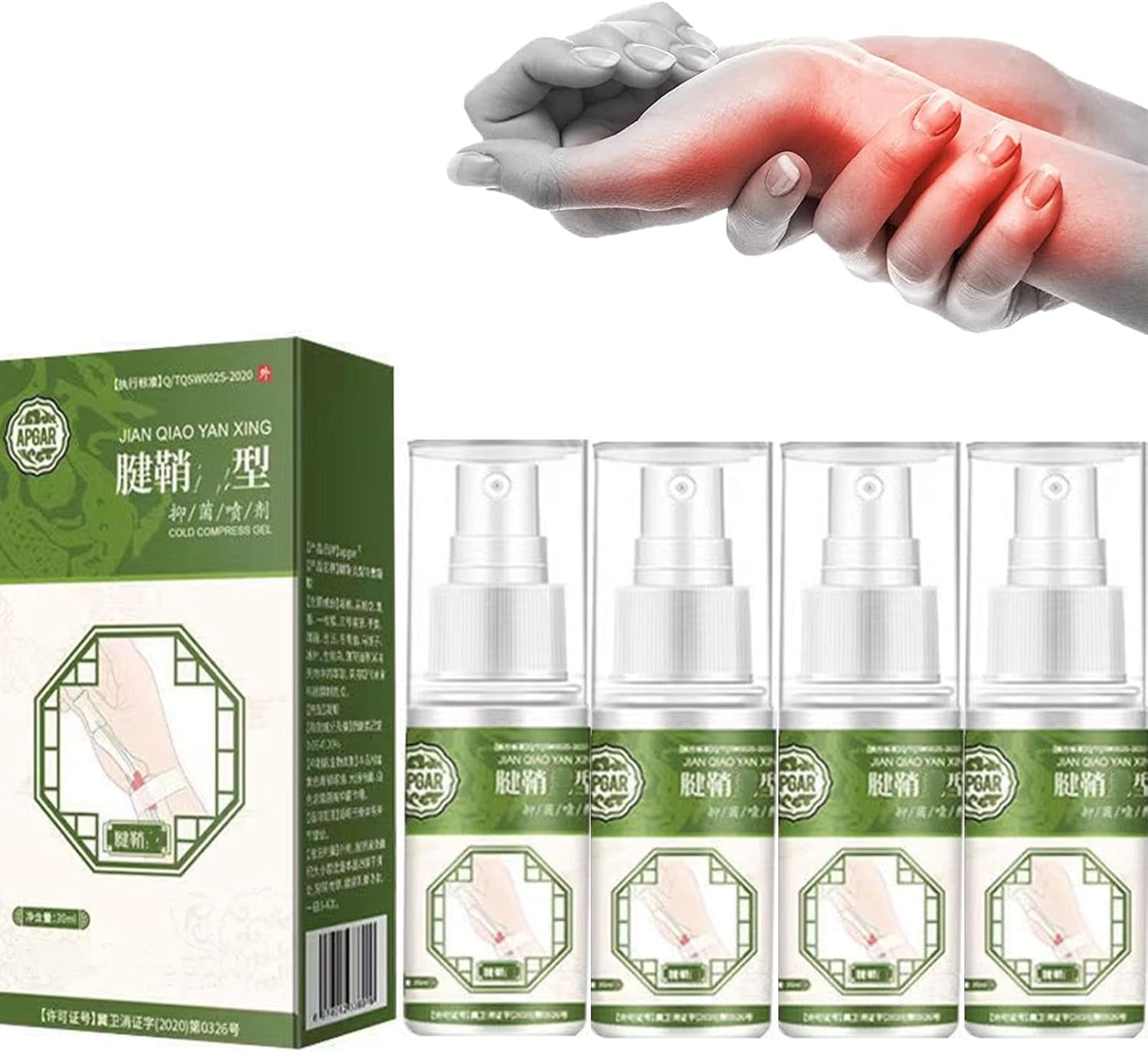 Tendon Sheath Pain and Heel Pain Spray, Tenosynovitis Heel Pain Spray