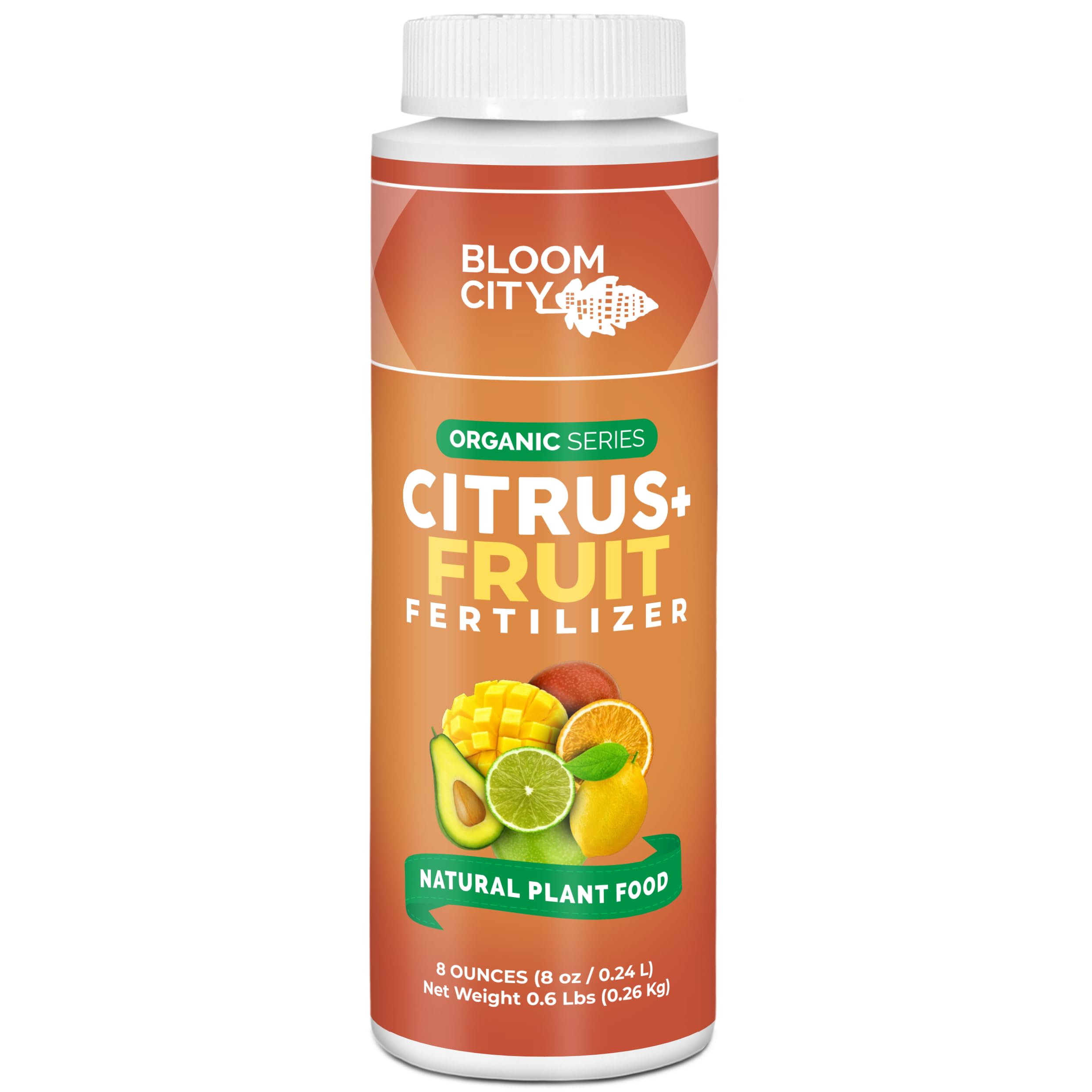 Bloom City's Organic Citrus & Fruit Fertilizer, Liquid Plant Food, 8 oz