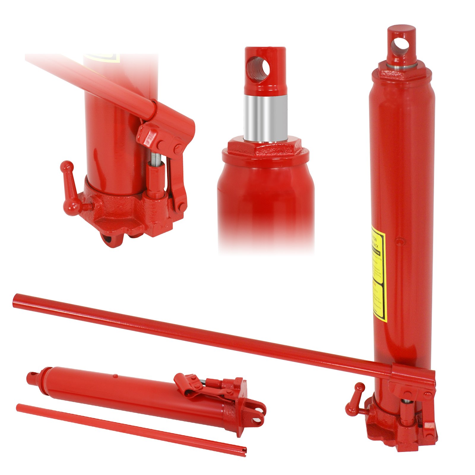 ZENY 12 Ton Hydraulic Ram for Shop Crane, Engine Hoist, Cherry Picker