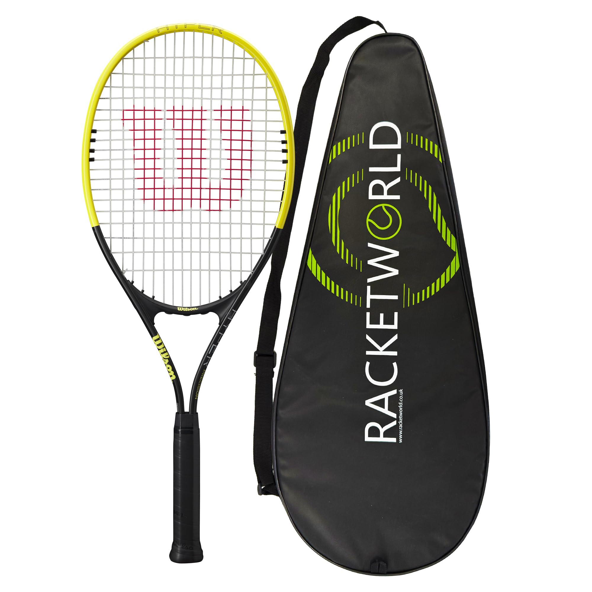 Wilson Hyper Precision Tennis Racket (Various Bundle Options) (Racket & Cover)