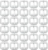 Vista 1 de BIKICOCO Hebilla de rodillo, 3/4 pulgadas de talón Rolling Bar Hebillas para bolsos Correas de correas de cuero