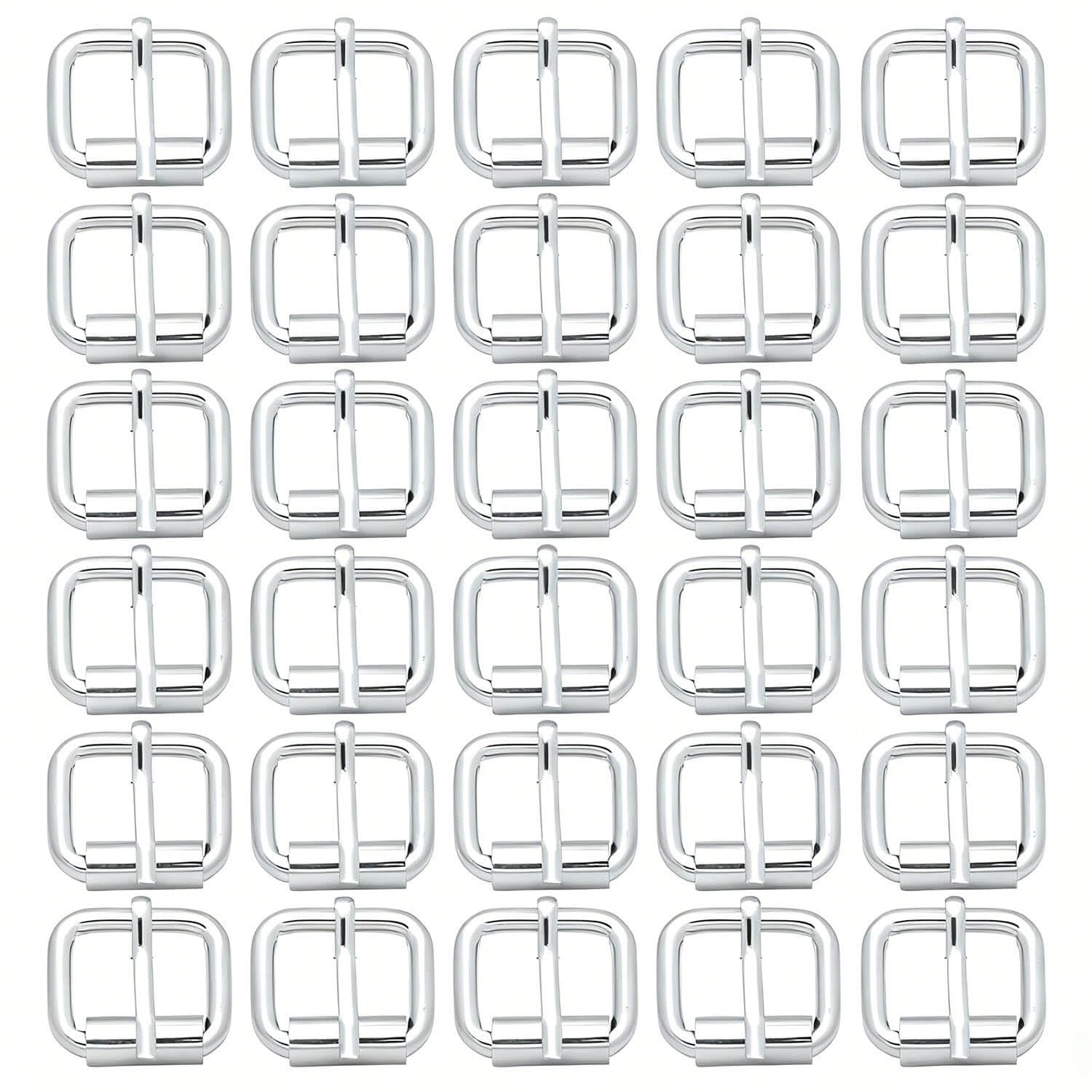 BIKICOCO - 2 cm Fibbie a Rullo per Borse, colletti e borsette, Bronzo - 30 Pezzi