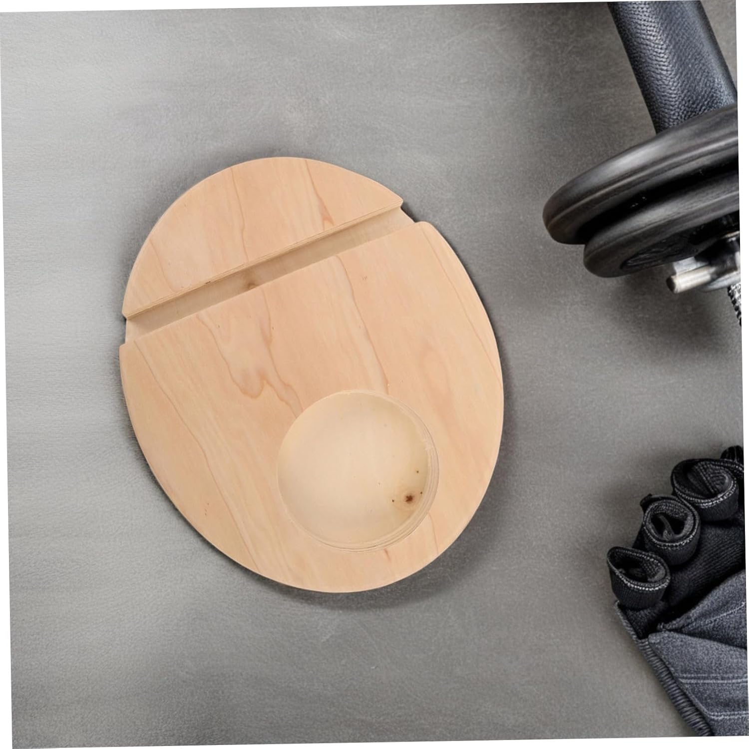 Yoga Balancing Board Base Holder Storage for Home Office Gym Compact Portable Design for Efficient Balance Training Space-Saving Equipment Organizer