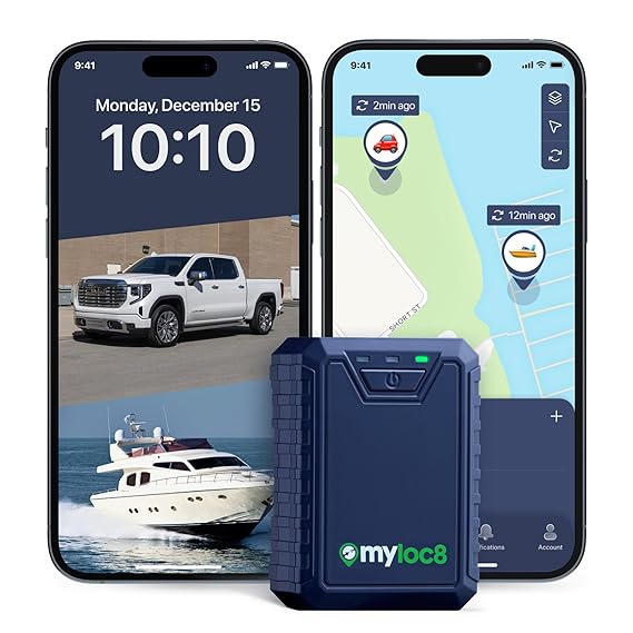 Ultra GPS Tracker for Vehicles – Rugged, Waterproof, Hidden GPS Car Tracker Device for Vehicles, Tru...