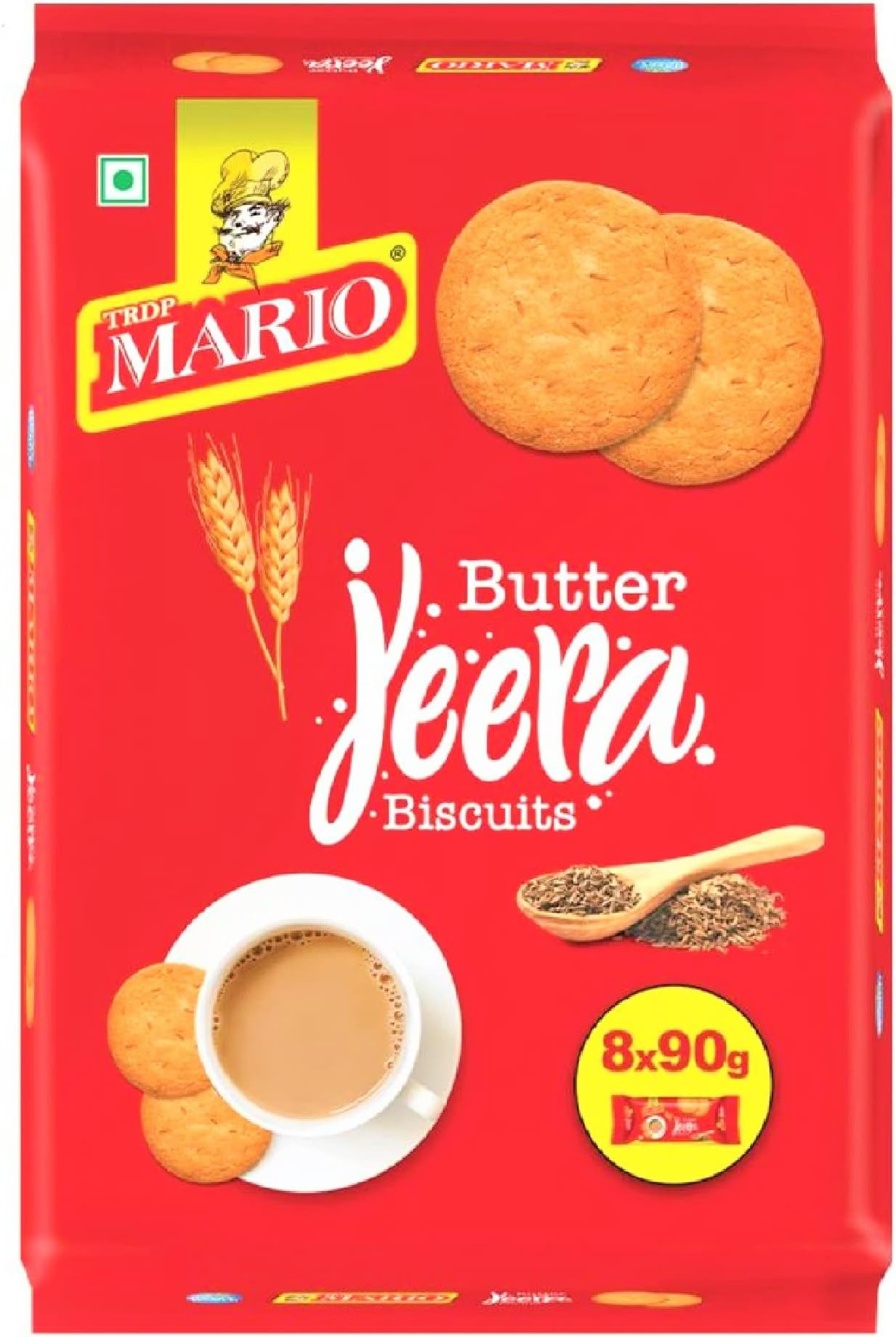 BUTTER JEERA BISCUITS (8*90GM) 720GM