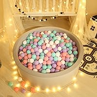 Vista 9 de GOGOSO Bolas para corral de bolas para niños pequeños sin ftalatos, sin BPA, no tóxicas, a prueba de aplastamiento, de plástico suave, bolas