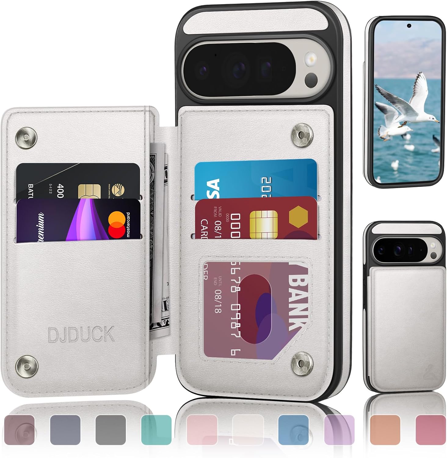 Amazon.com: DJDUCK Designed for Google Pixel 10 Pro XL Case Wallet with ...