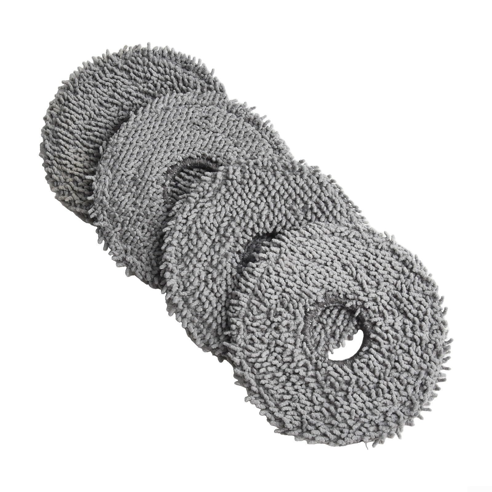 Mop Pads for MOVA P10 Pro and for Ultra Robot Vacuum,Microfiber Replacement Mop Cloths for Floor Cleaning,Washable Reusable(4 PACK)