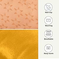 Vista 58 de Dog Bed Mat Soft Comfortable Anti-Slip Bottom Pet Mat Washable Cat Kennel Crate Pad for Small Medium Large Pets 18x24in Hot Pink Beige