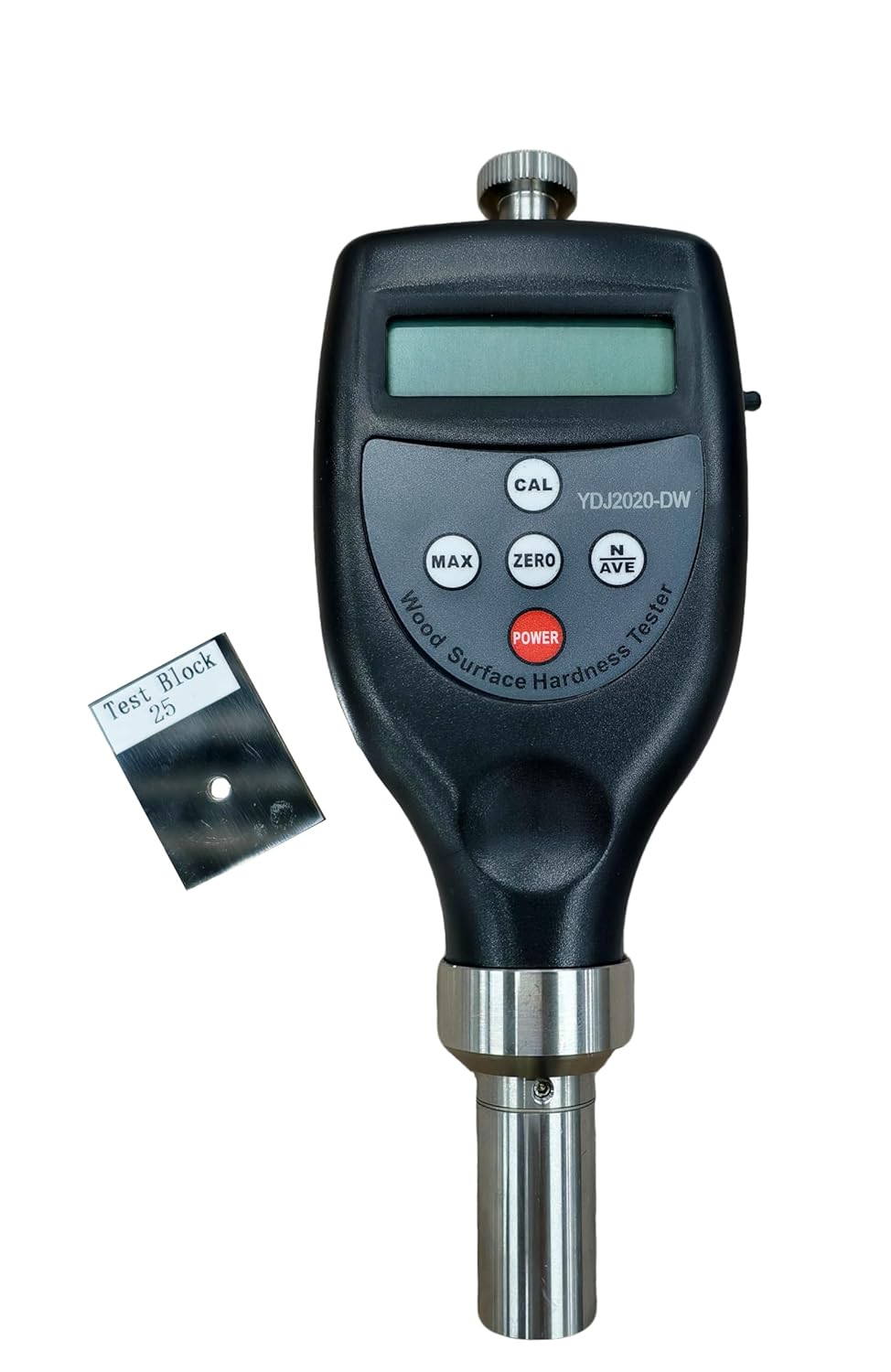 Digital Wood Durometer Wood Surface Indentation Meter Hardness Meter with Measuring Range 10-90HD Accuracy ≤±1HD Resolution 0.1HD Automatic Power Off Function