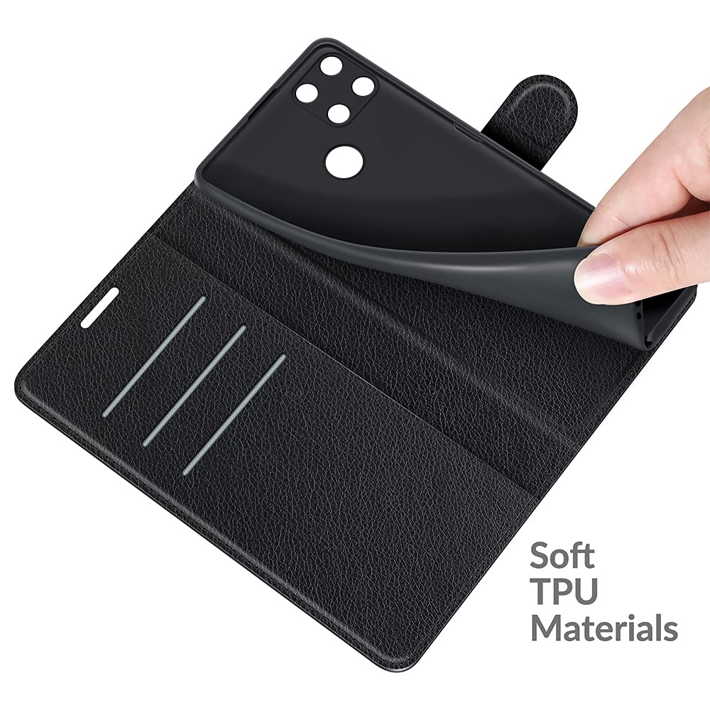 TIANCI Cover per Realme C21Y/C21 Cover, Custodia Portafoglio in Pelle