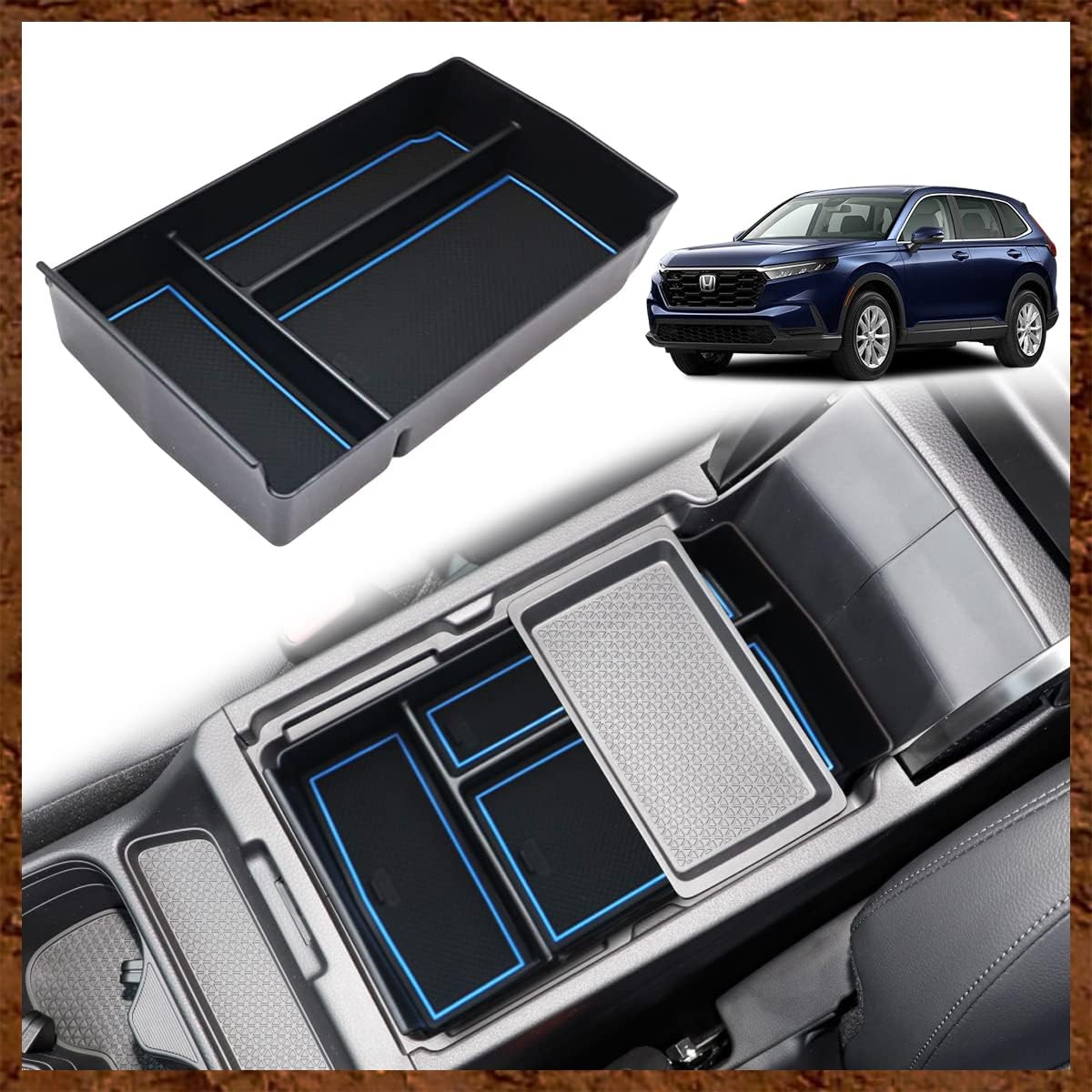 Muslogy Center Console Organizer Compatible with Honda CRV