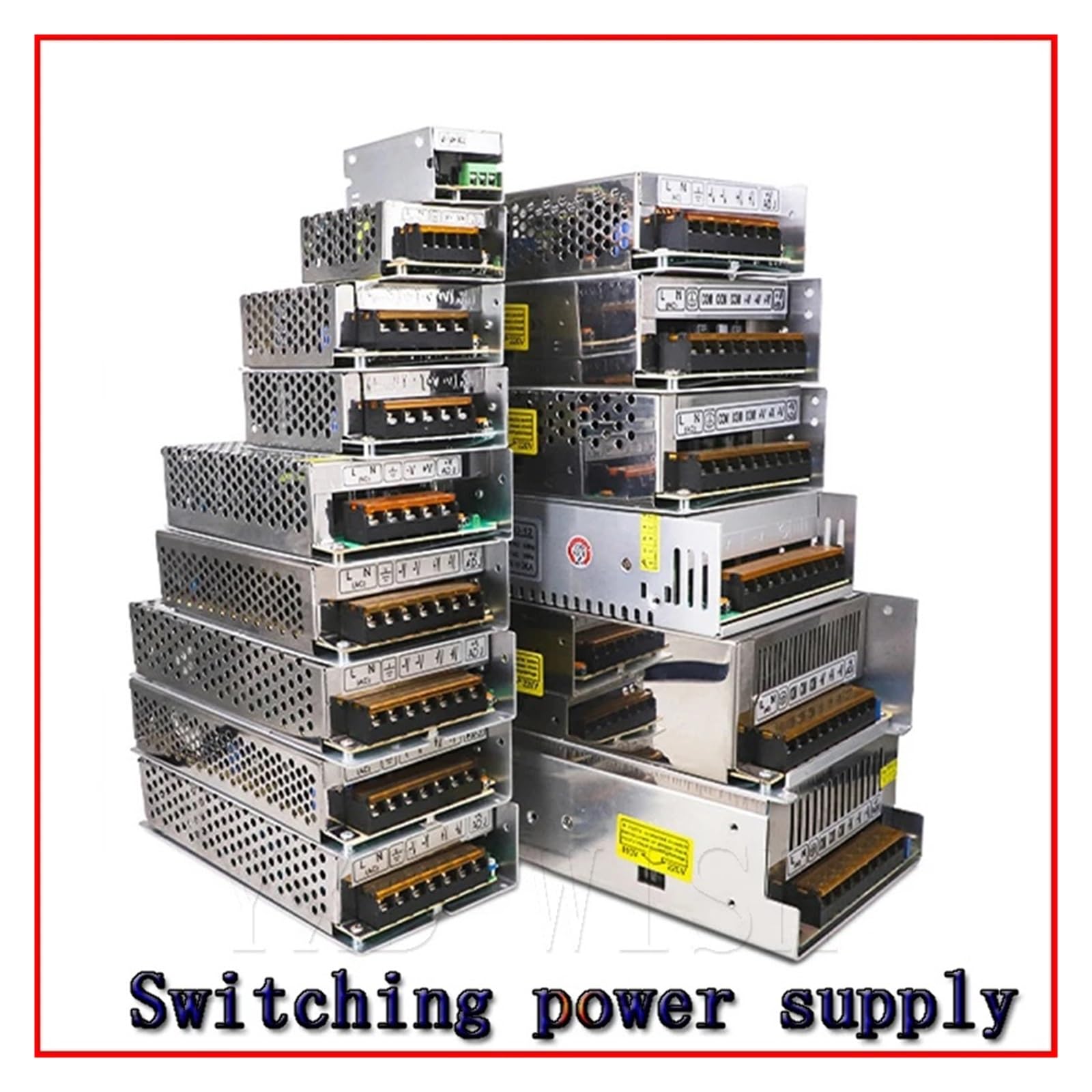 Geregeltes DC-Universal-Schaltnetzteil 3V 5V 9V 12V 15V 18V 24V 36V Netzteil 1A 2A 3A 5A 6A 8A 10A 20A 50A Schaltnetzteil 12 V Volt zu 12V AC-DC SMPS(50A)