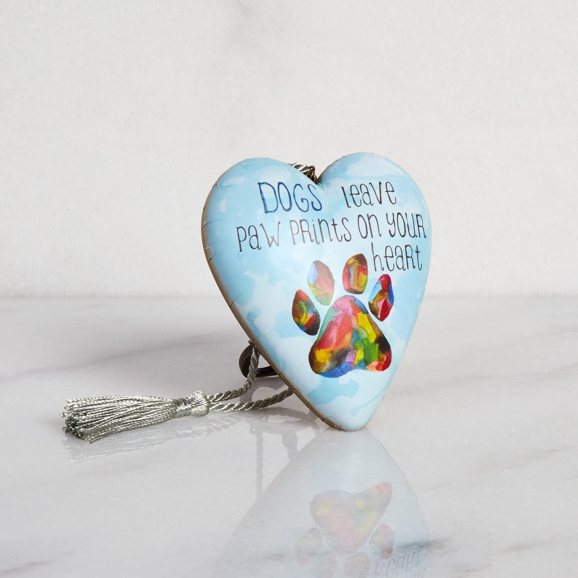 Dogs Leave Pawprints On Your Heart Throw - A Mano
