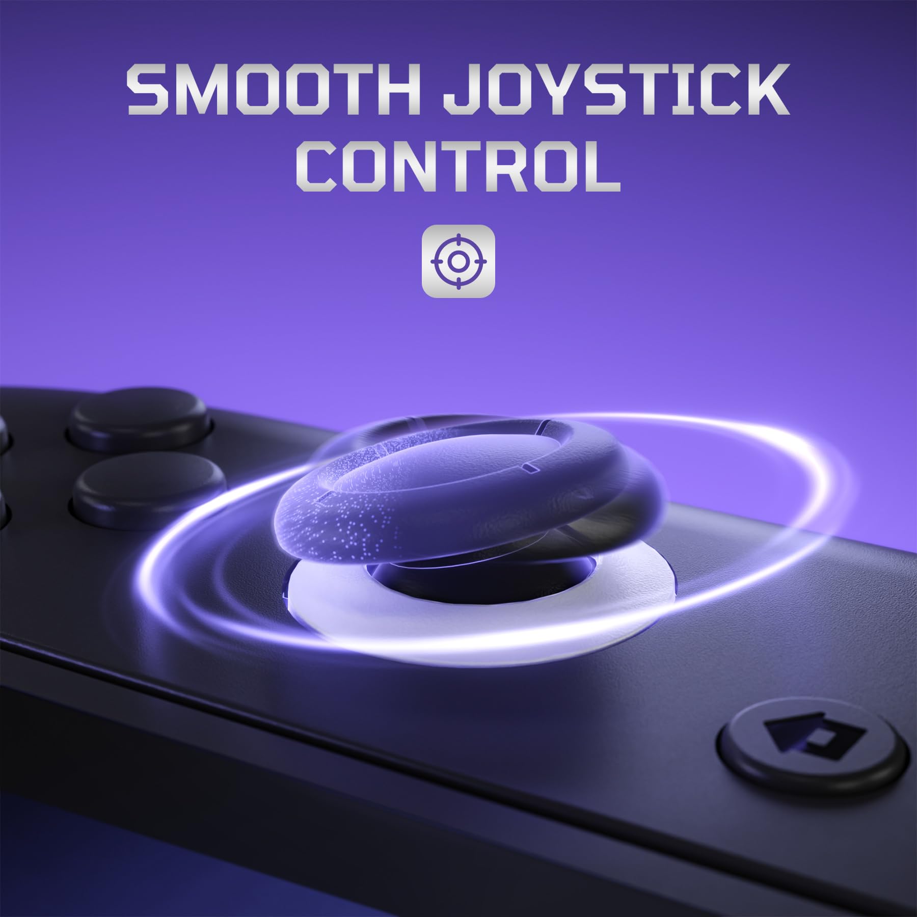 eXtremeRate Replacement 3D Joystick for Nintendo Switch 2 JoyCon, Controller Left Right Analog Stick Thumbsticks with Repair Tools for JoyCon 2, Multi-Colors - White — view 8