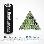 BONAI AA Rechargeable Batteries 16 Packs, 2800mAh High Capacity Pre-Charged NiMH Batteries 1.2V Heavy Duty for Remotes, Clocks, Toys & Flashlights