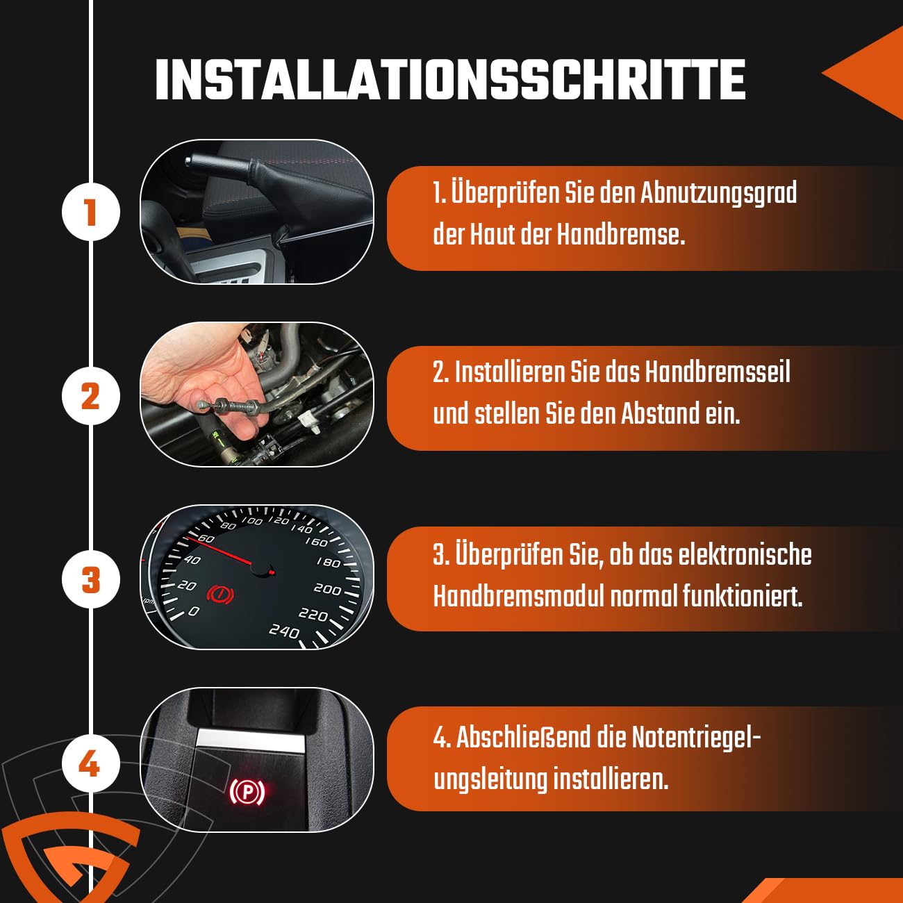 Elektronisch Feststellbremse Handbremse Stellmotor Steuereinheit Kompatibel mit Mercedes-Benz V-Klasse & Vito W447 A4479068700
